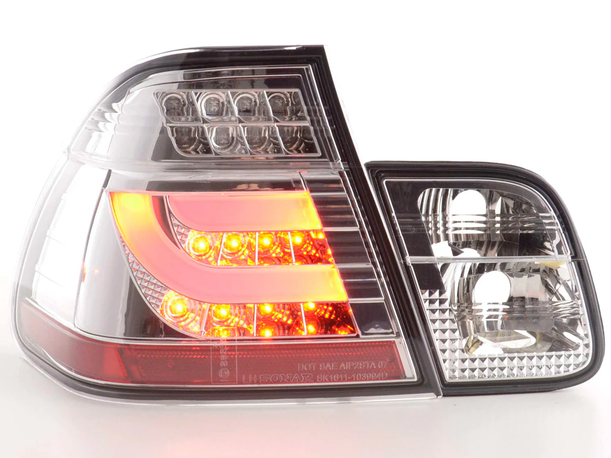 Pilotos traseros LED BMW Serie 3 E46 Berlina 02-05 cromo - Image 4
