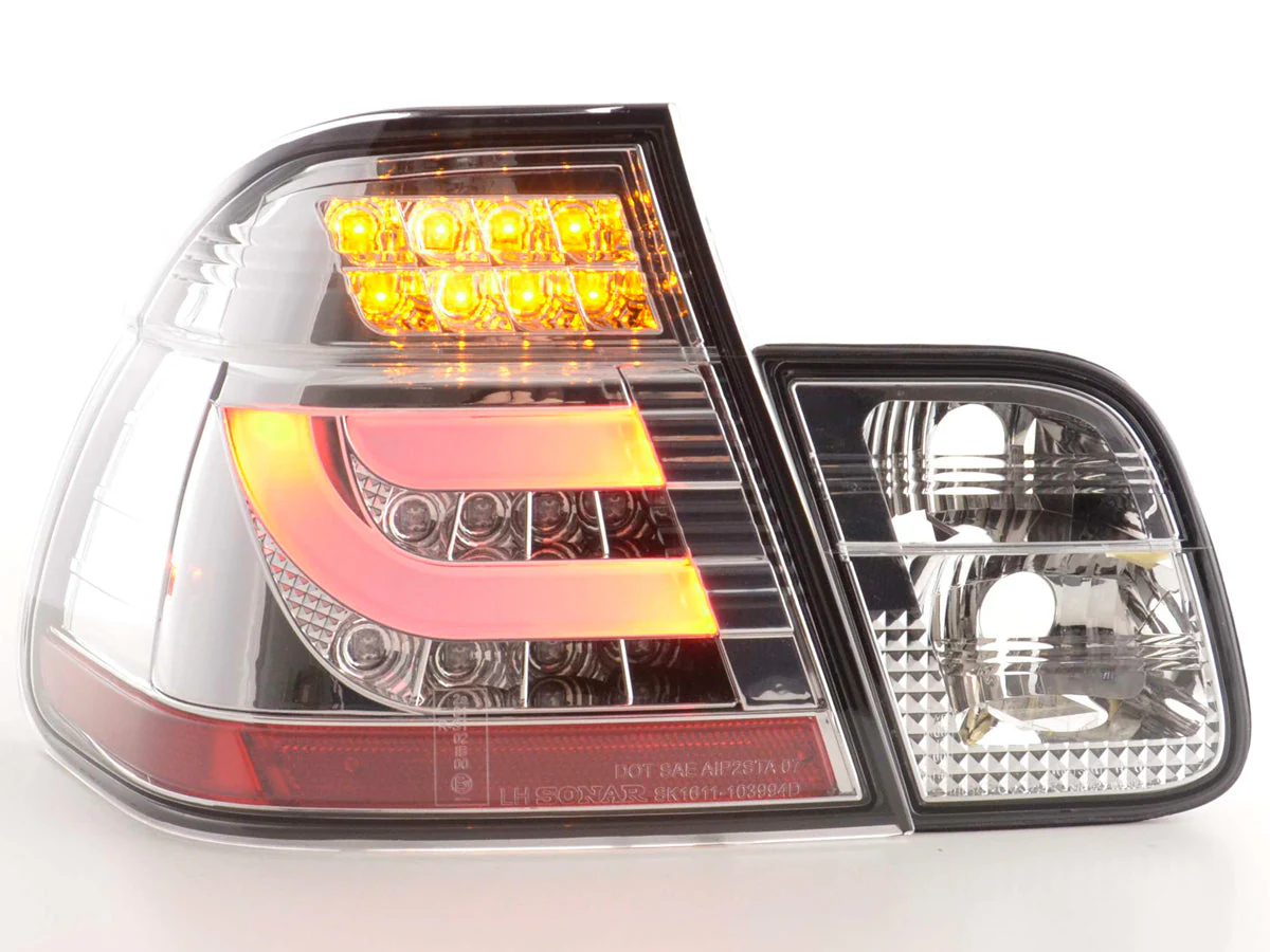 Pilotos traseros LED BMW Serie 3 E46 Berlina 02-05 cromo - Image 5