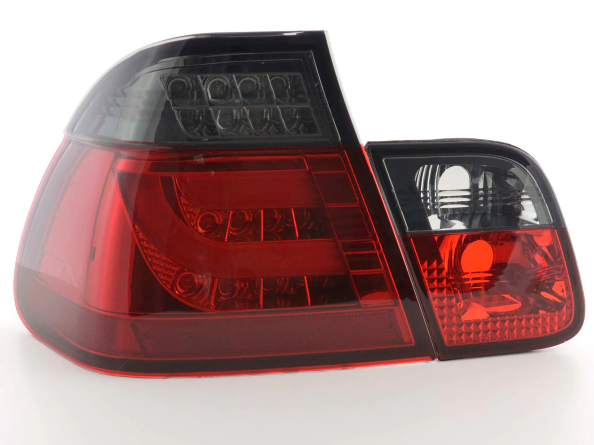 Pilotos traseros LED BMW Serie 3 E46 Berlina 98-01 rojo/negro - Image 6