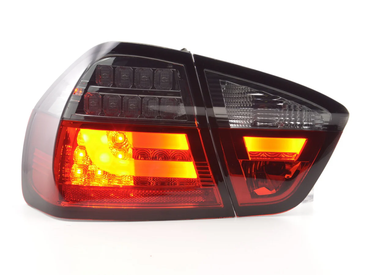 Pilotos traseros LED BMW Serie 3 E90 Berlina 05-08 rojo/negro - Image 2