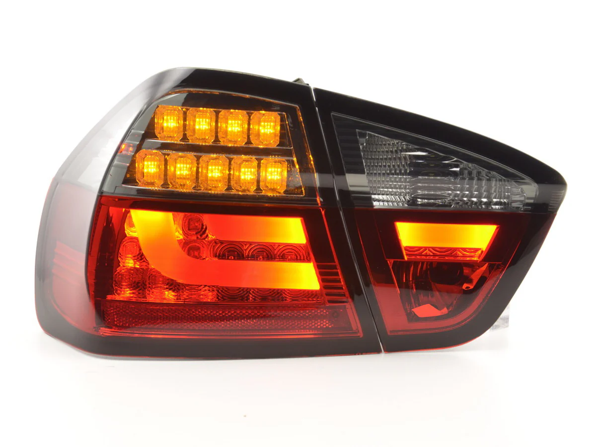 Pilotos traseros LED BMW Serie 3 E90 Berlina 05-08 rojo/negro - Image 3