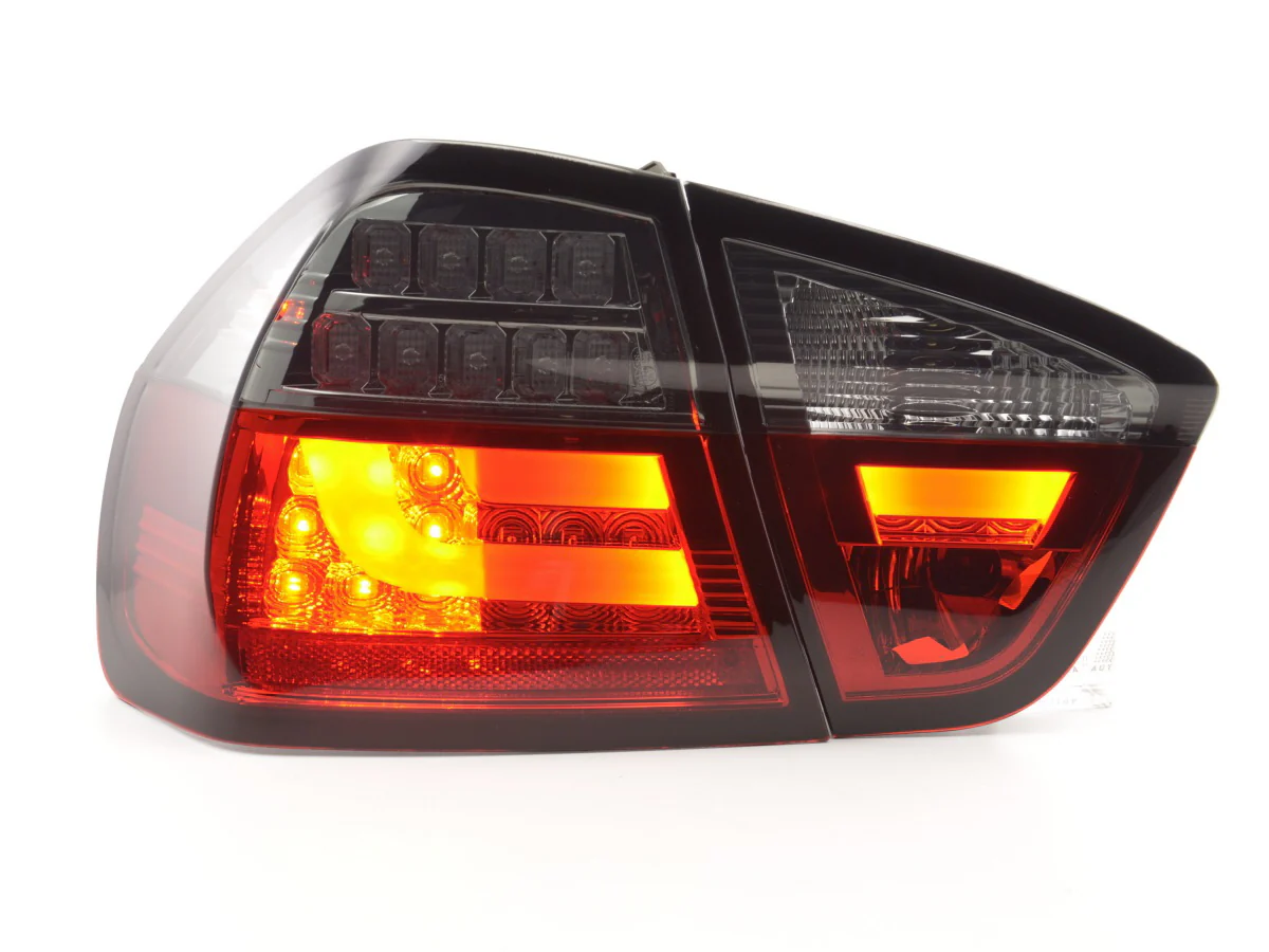 Pilotos traseros LED BMW Serie 3 E90 Berlina 05-08 rojo/negro - Image 2