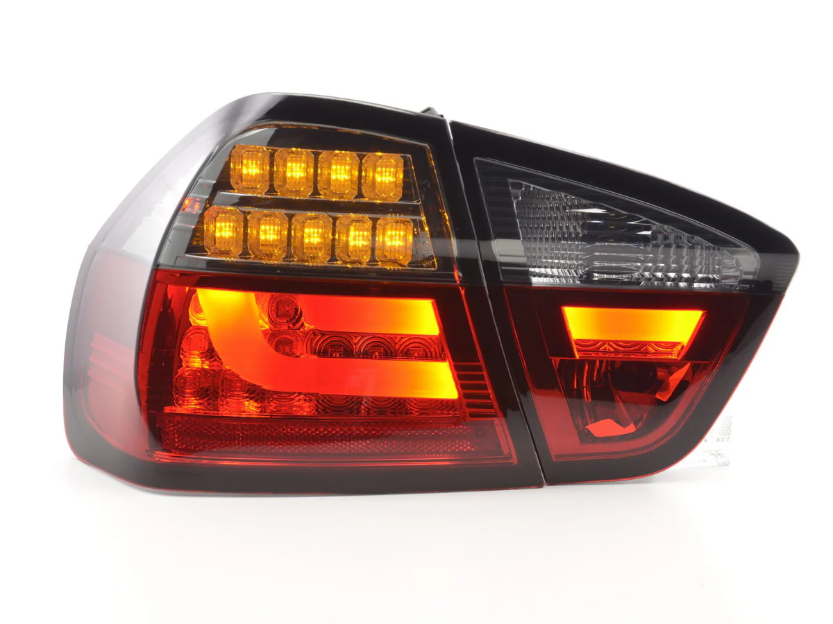Pilotos traseros LED BMW Serie 3 E90 Berlina 05-08 rojo/negro - Image 3