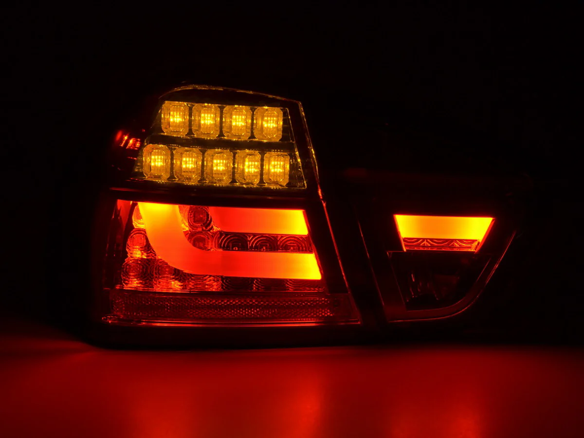 Pilotos traseros LED BMW Serie 3 E90 Berlina 05-08 rojo/negro - Image 4