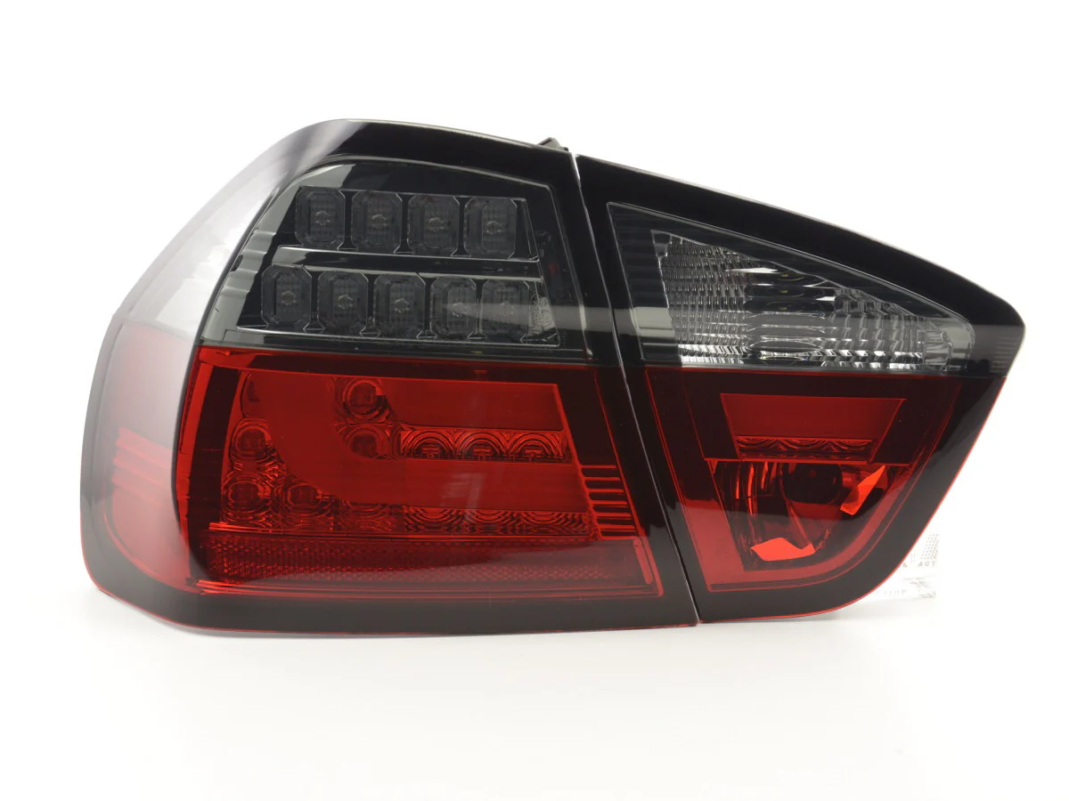 Pilotos traseros LED BMW Serie 3 E90 Berlina 05-08 rojo/negro - Image 6