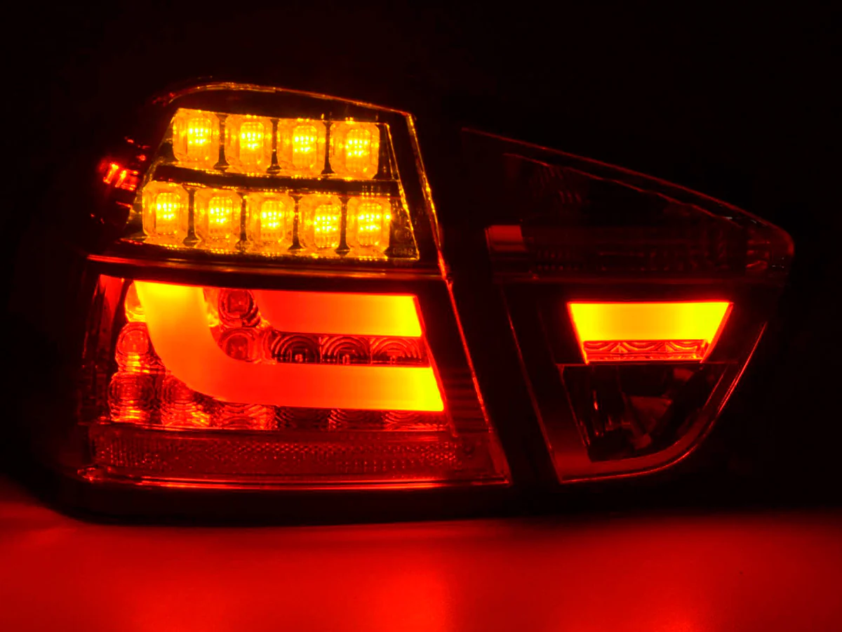 Pilotos traseros LED BMW Serie 3 E90 Berlina 05-08 rojo/transparente - Image 5