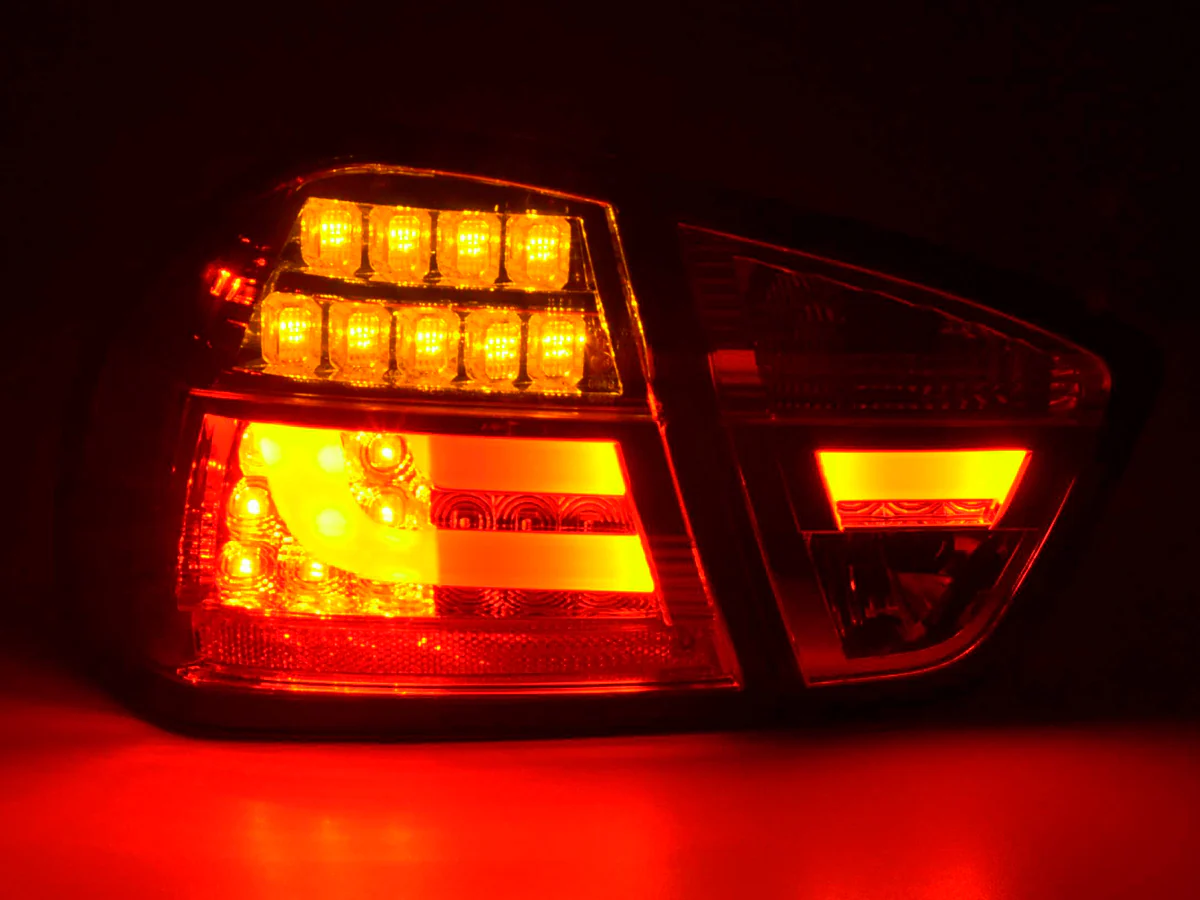 Pilotos traseros LED BMW Serie 3 E90 Berlina 05-08 rojo/transparente - Image 6