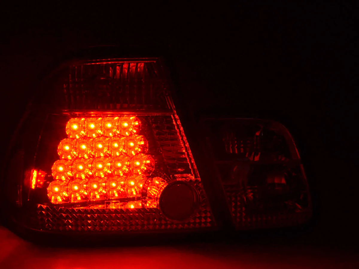 Pilotos traseros LED BMW Serie 3 Berlina E46 98-01 transparente / rojo - Image 4