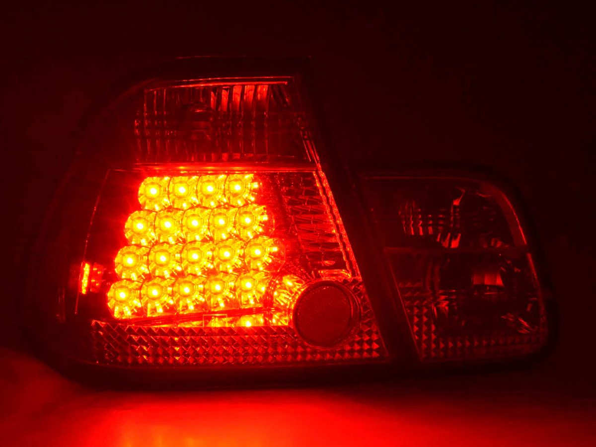 Pilotos traseros LED BMW Serie 3 Berlina E46 98-01 transparente / rojo - Image 5
