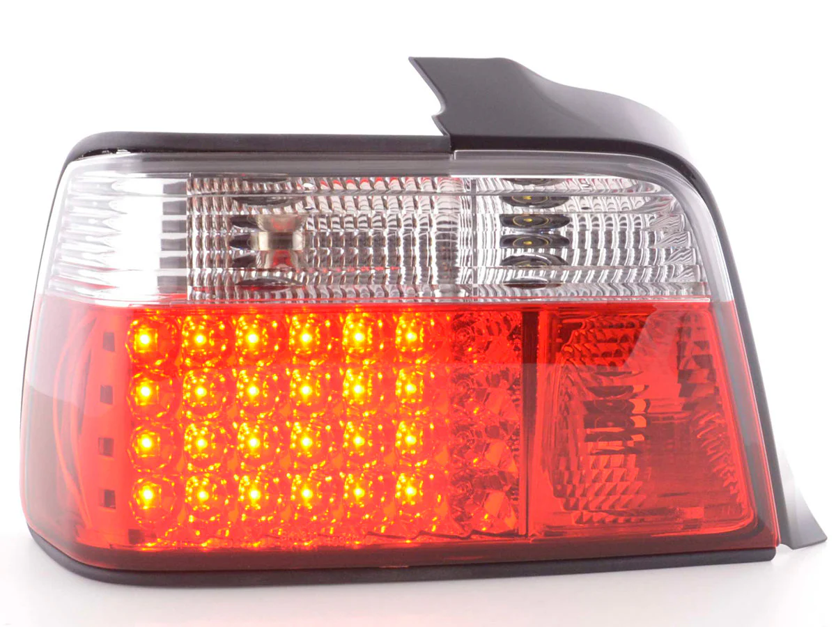 Pilotos traseros LED BMW Serie 3 Berlina E36 91-98 rojo / blanco - Image 2