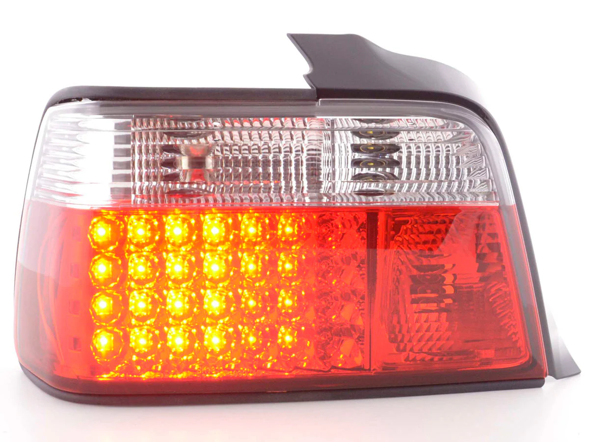 Pilotos traseros LED BMW Serie 3 Berlina E36 91-98 rojo / blanco - Image 3