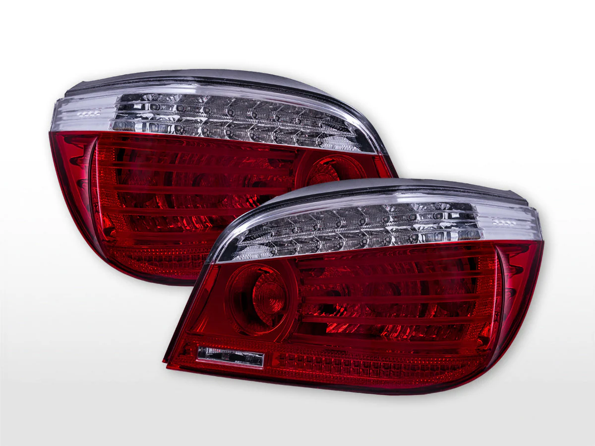 Pilotos traseros LED BMW Serie 5 Berlina E60 03- claro / rojo