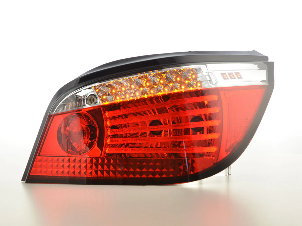 Pilotos traseros LED BMW Serie 5 E60 Berlina 08-09 rojo/transparente