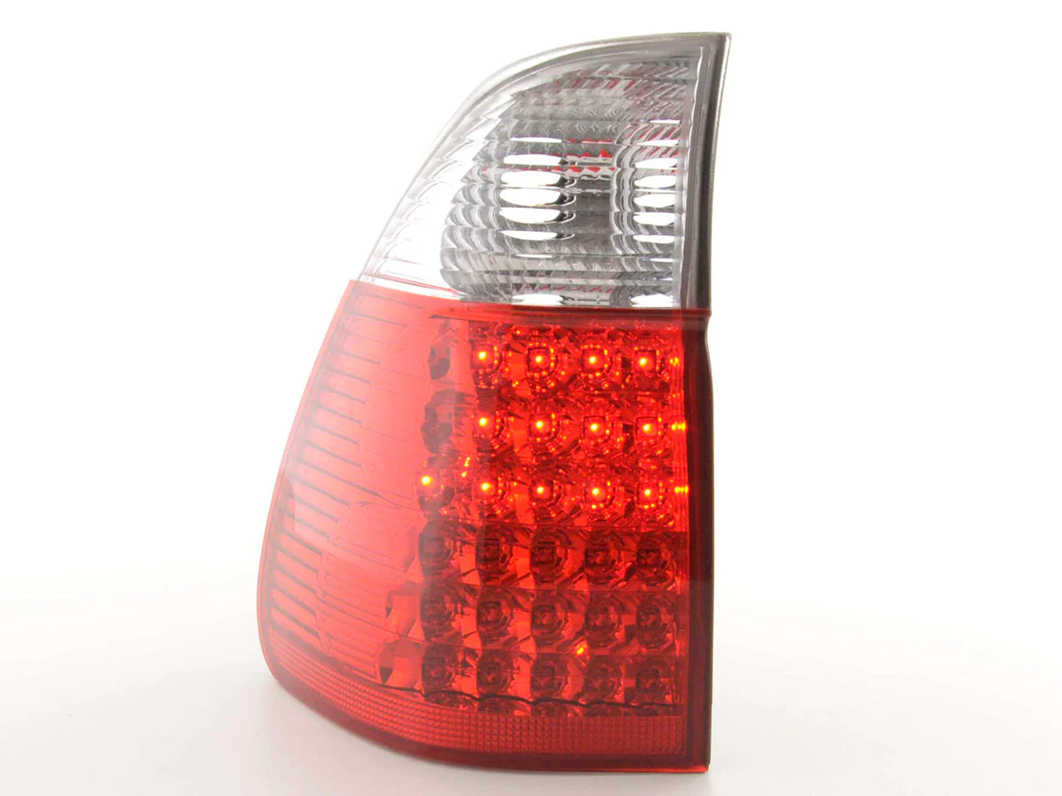 Pilotos traseros LED BMW X5 E53 04- claro / rojo - Image 2