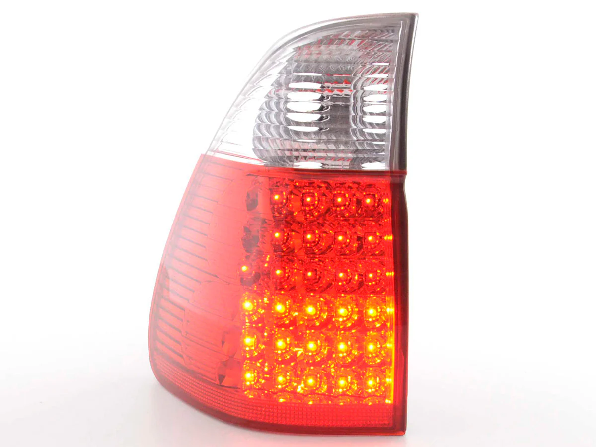Pilotos traseros LED BMW X5 E53 04- claro / rojo - Image 3
