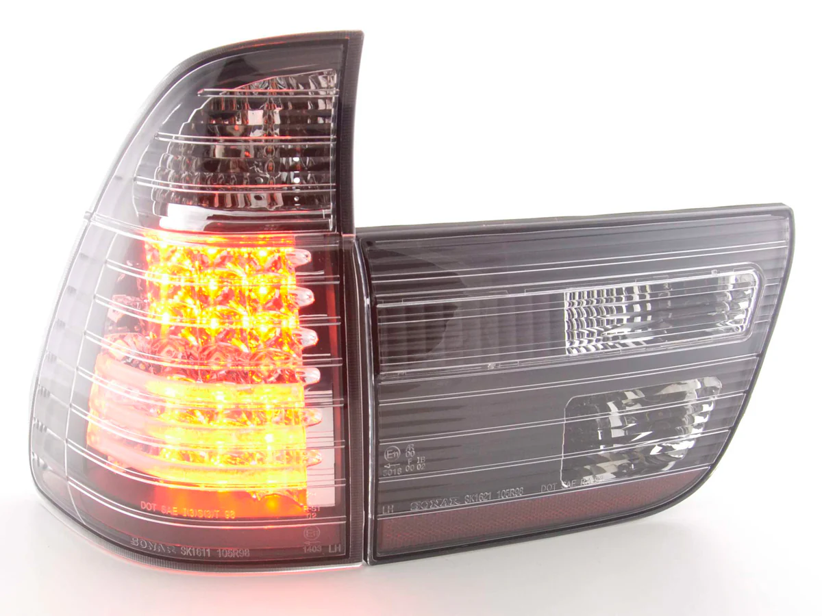 Pilotos traseros LED BMW X5 E53 98-02 negro - Image 2