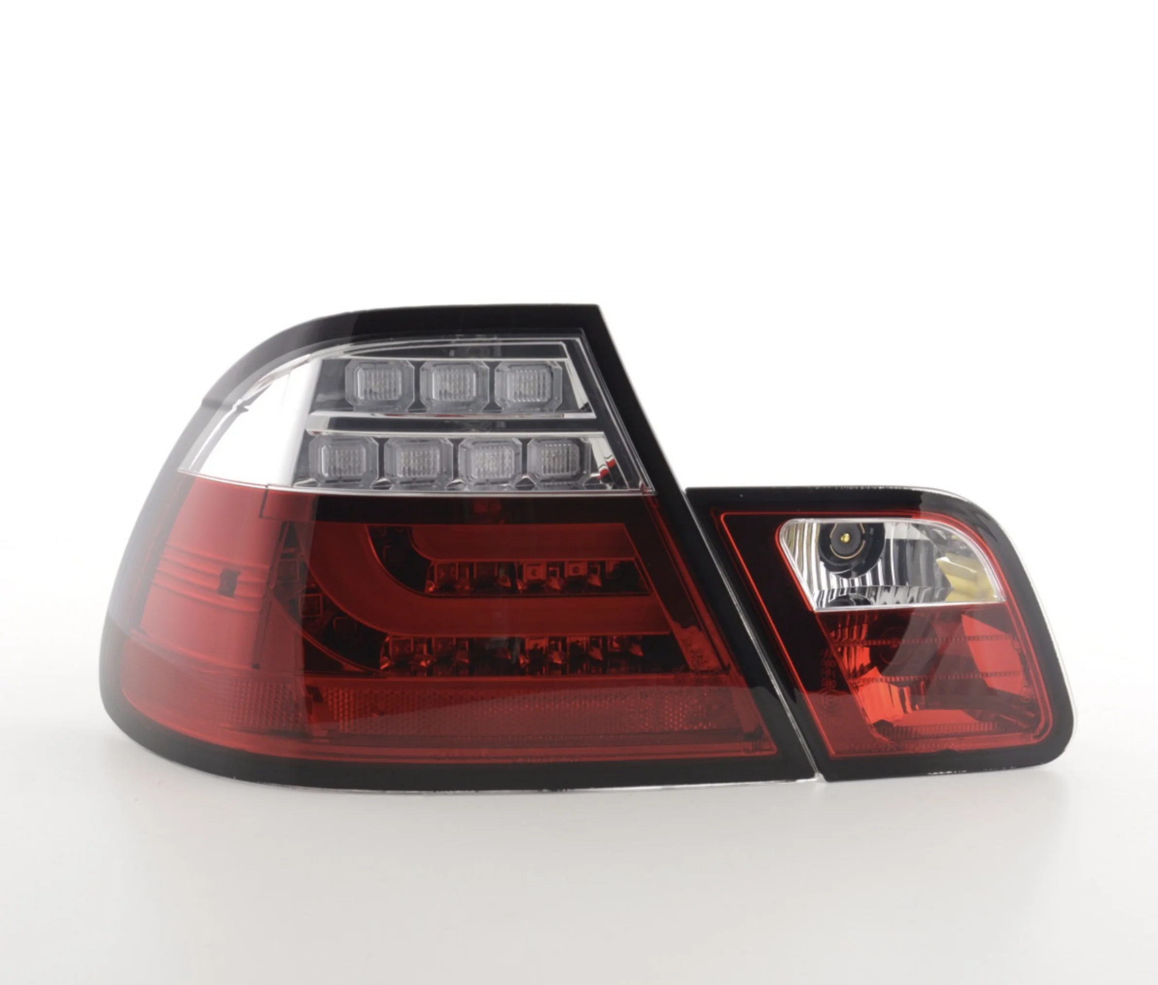 Pilotos traseros LED BMW Serie 3 E46 Coupe 03-07 rojo / transparente - Image 6