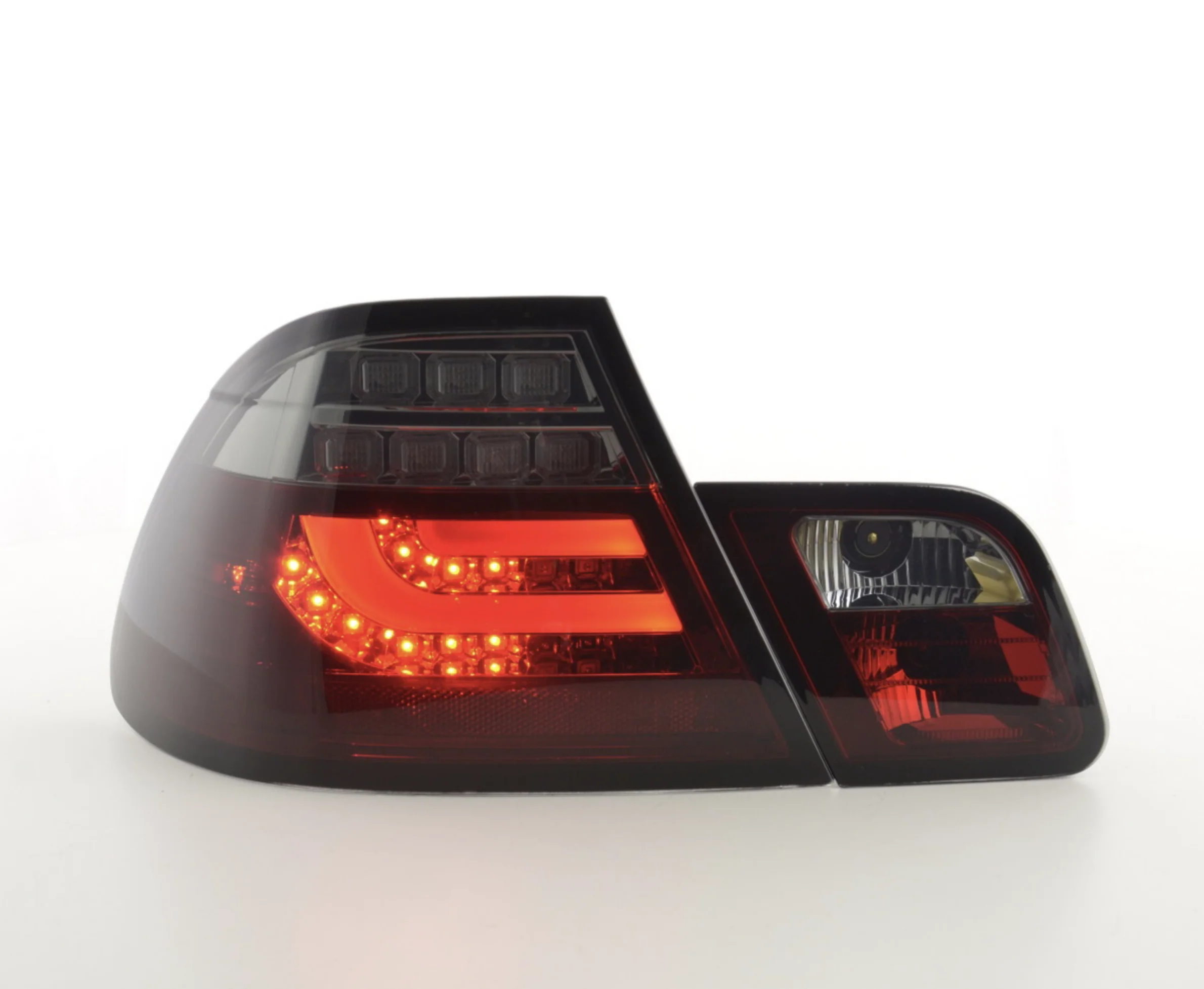 Pilotos traseros LED BMW Serie 3 E46 Coupe 03-07 rojo / negro - Image 3
