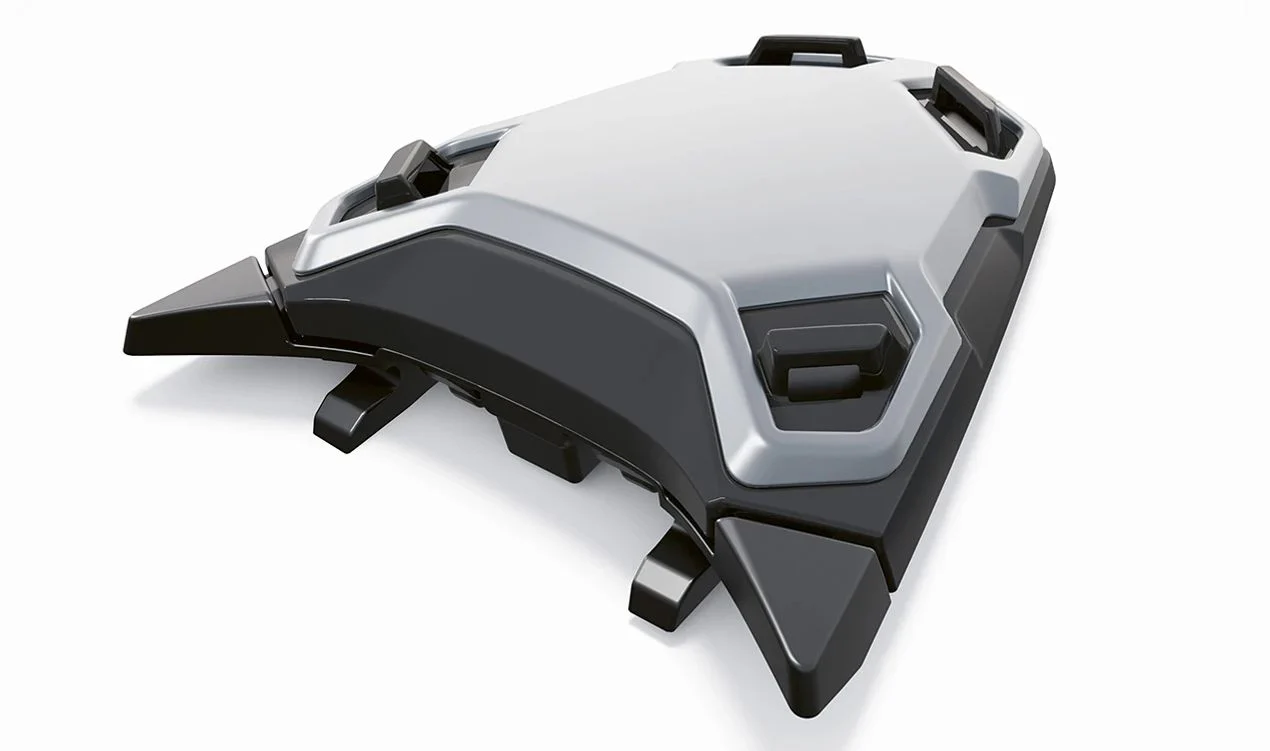Placa portaequipajes asiento individual OEM 77141541531 para BMW Motorrad R1200GS, R1300GS. Original BMW Motorrad.