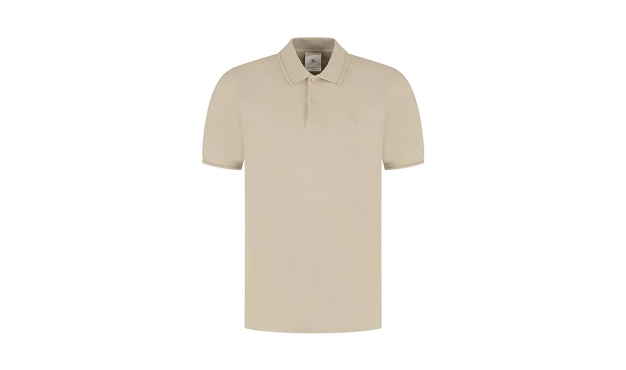 Polo beige talla S a XXL para BMW OEM 80145B5F552. Válido para BMW. Original BMW.