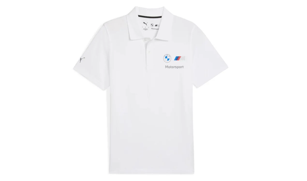 Polo blanco talla XL para hombre OEM 80145B6CBD3 válido para BMW. Original BMW.