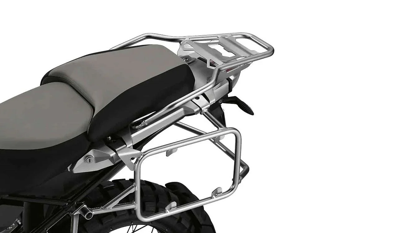 Porta maletas derecho OEM 46548520068 para motos BMW R1200GS, R1250GS, F850GS, F900GS... y más. Original BMW Motorrad.
