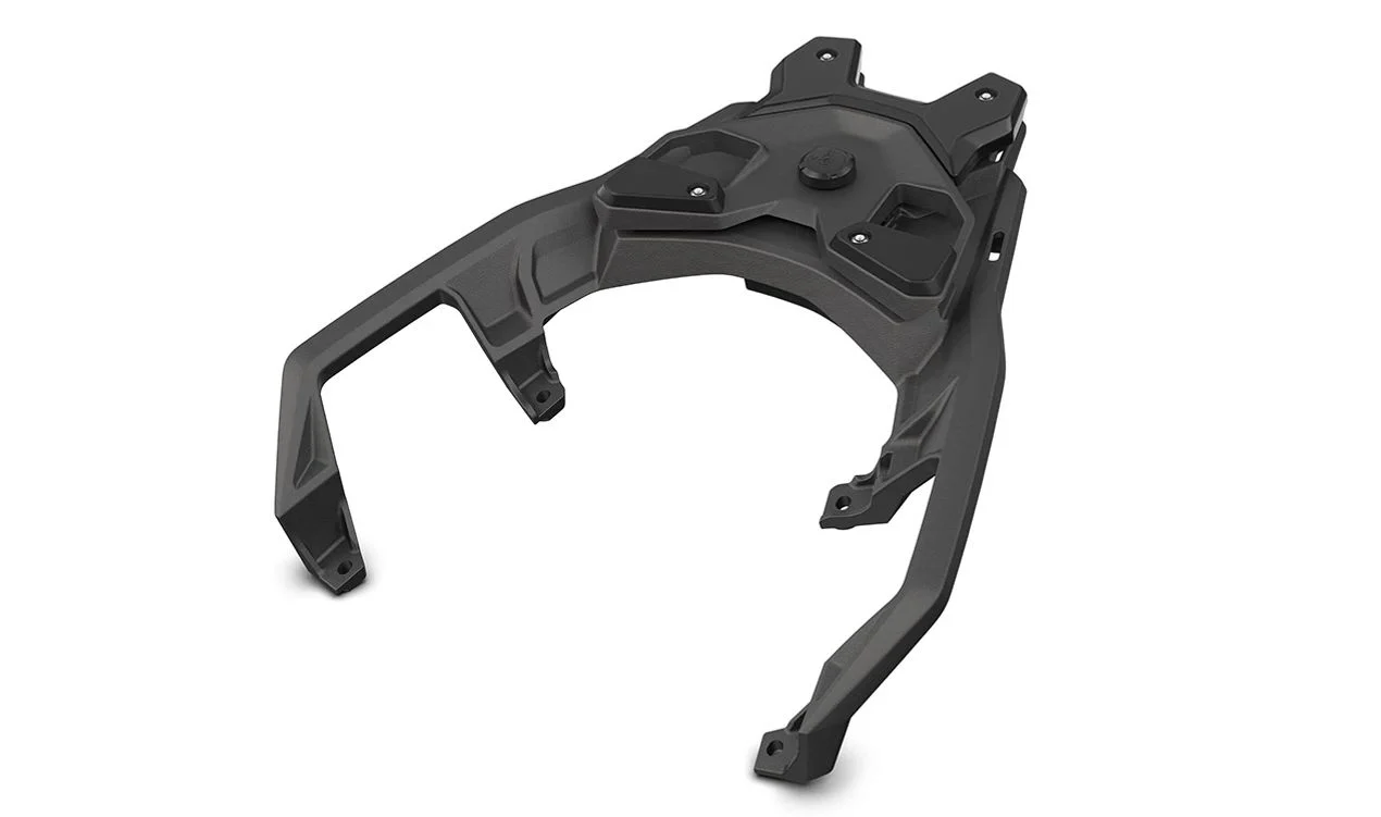 Portaequipajes trasero desacoplado con electrificación gris mate OEM 46545B4E223 para motos BMW C 400 GT, C 400 X Original BMW Motorrad