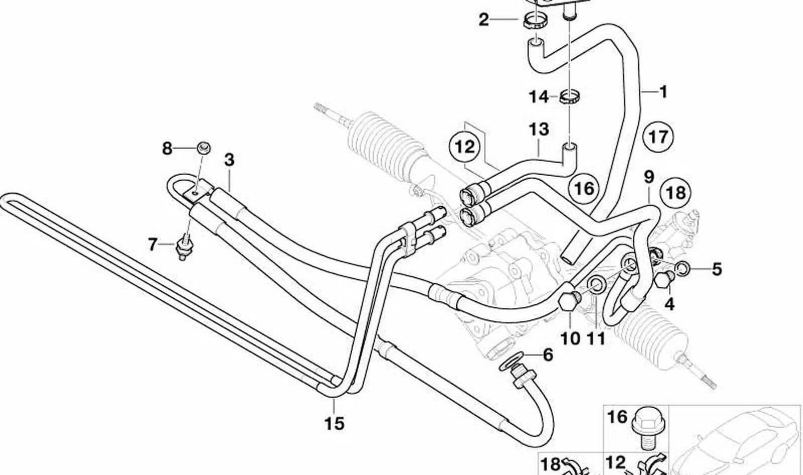 Portamanga OEM 17221341603 para BMW E81, E87, F20, F30, F10, E39, E60, E63, F06, E38, F01, i8, X1, X3, X4, X5, Z4... y más. Original BMW Motorrad. - Image 3