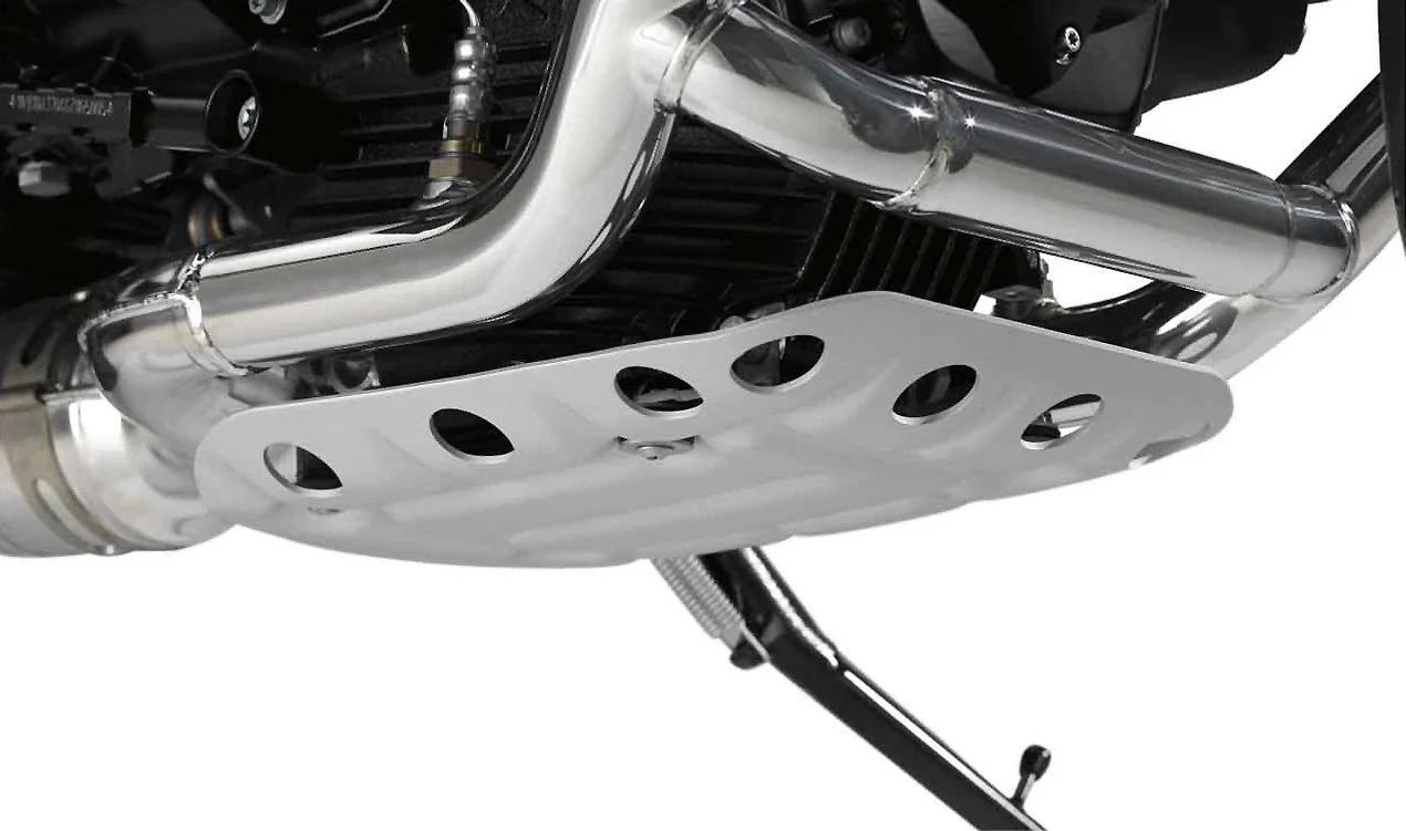 Protección inferior de motor OEM 11117717743 para motos BMW R 1200 GS, R 1200 GS Adventure, R nineT Scrambler, R nineT Urban G/S... y más. Original BMW Motorrad.