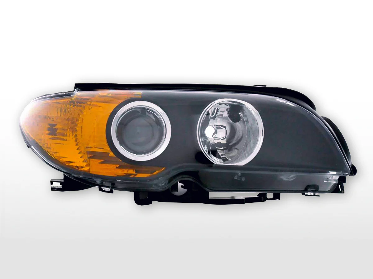 Recambio faro derecho BMW Serie 3 E46 Coupé 03-06, negro