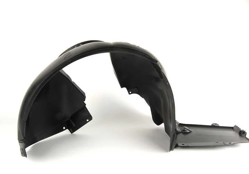 Recubrimiento cubrerueda delantero izquierdo OEM 51718268345 para BMW serie 3 E46 (316Ci, 318Ci, 316ti, 318ti). Original BMW.