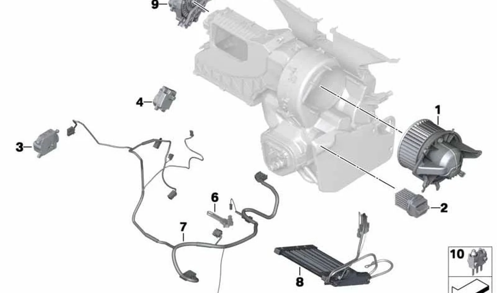 Regulador del ventilador OEM 64113453935 para MINI R56, R56 LCI, Clubman R55, Cabrio R57, Coupé R58, Countryman R60... y más. Original MINI. - Image 4