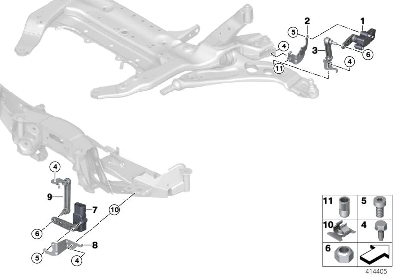 Remache tuerca de cabeza avellanada M6 OEM 07146953045 para MINI R56, F55, F56, F57, Clubman F54, Countryman F60... y más. Original MINI. - Image 4