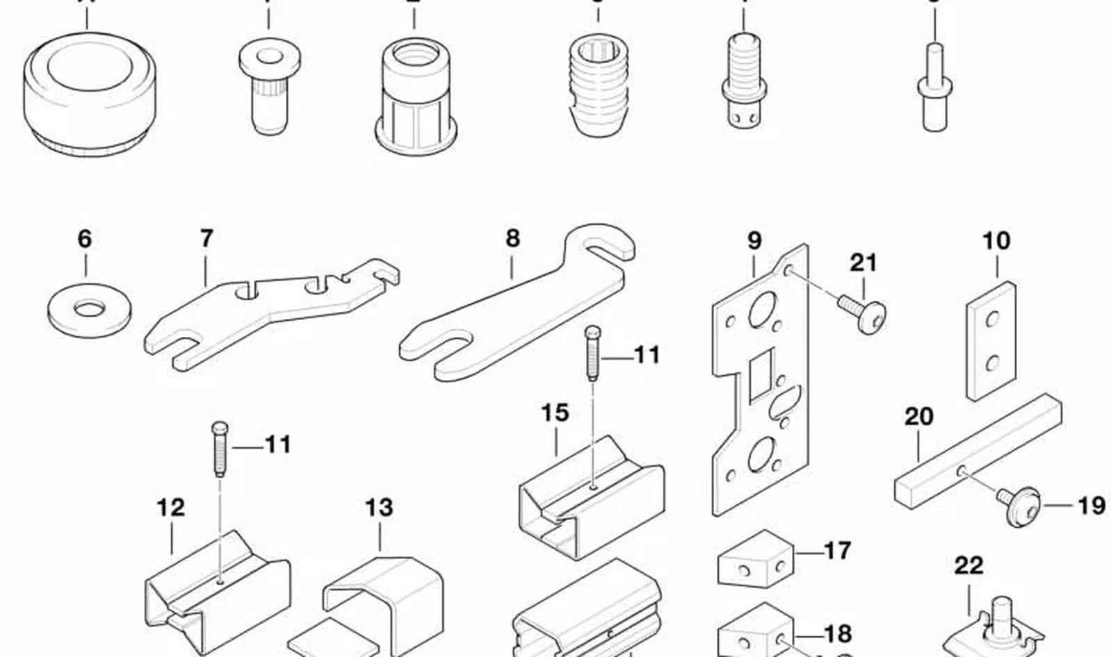 Remache tuerca de cabeza avellanada M6 OEM 07146953045 para MINI R56, F55, F56, F57, Clubman F54, Countryman F60... y más. Original MINI. - Image 5