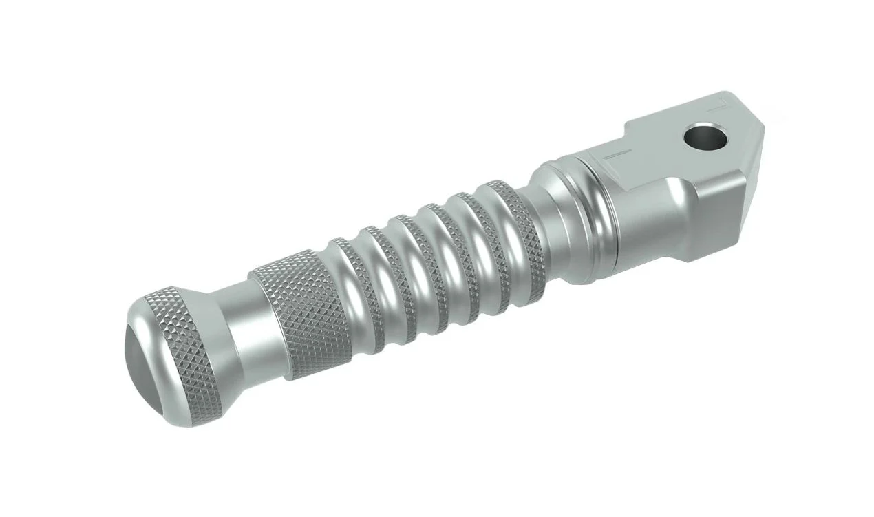 Reposapiés trasero derecho del pasajero Option 719 Classic OEM 46718396778 para motos BMW R nineT, R nineT Pure, R nineT Scrambler, R nineT Racer, R nineT Urban G/S. Original BMW Motorrad