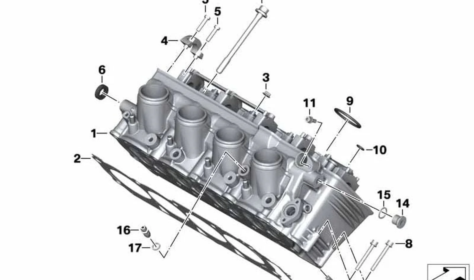 Retén de eje OEM 11127675484 para motos BMW K1200S, K1300S, K1200R, K1300R, K1200GT, K1300GT. Original BMW Motorrad.