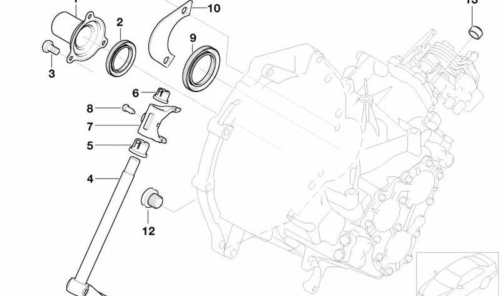 Retén de eje OEM 23117518633 para MINI R50, R53, Cabrio R52. Original MINI. - Image 3