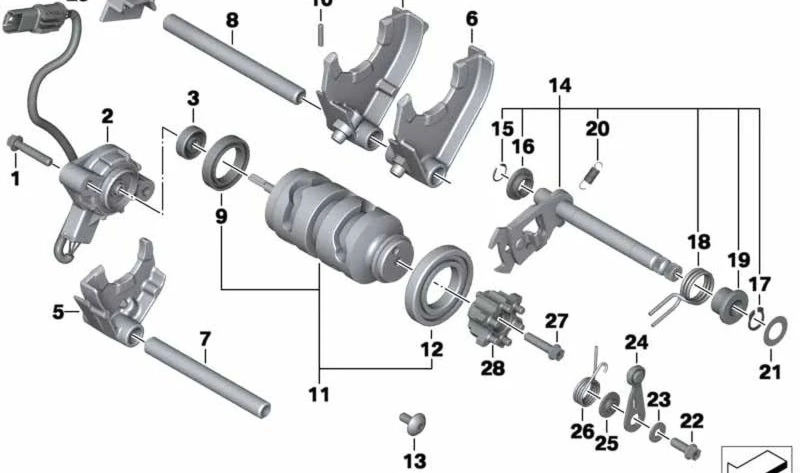 Retén para eje OEM 11117689534 para BMW Motorrad F 700 GS, F 800 GT, F 800 S, F 800 ST, F 800 GS... y más. Original BMW Motorrad.