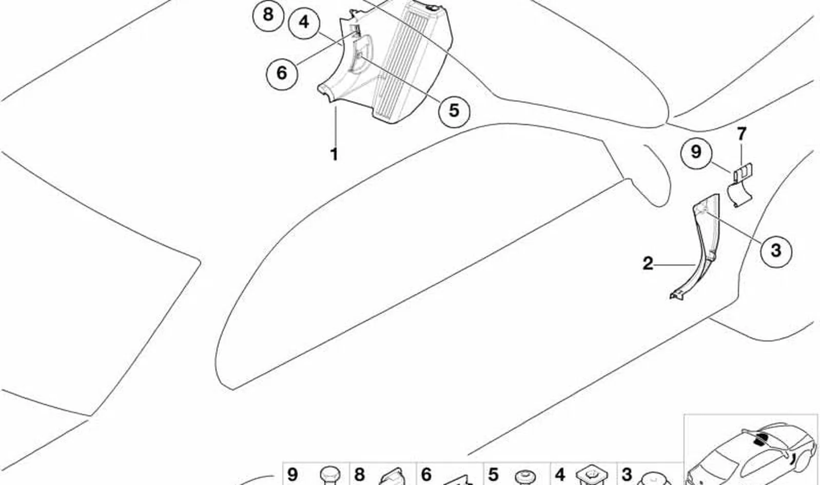 Revestimiento lateral delantero izquierdo OEM 51438227933 para BMW Serie 3 E46. Original BMW. - Image 5