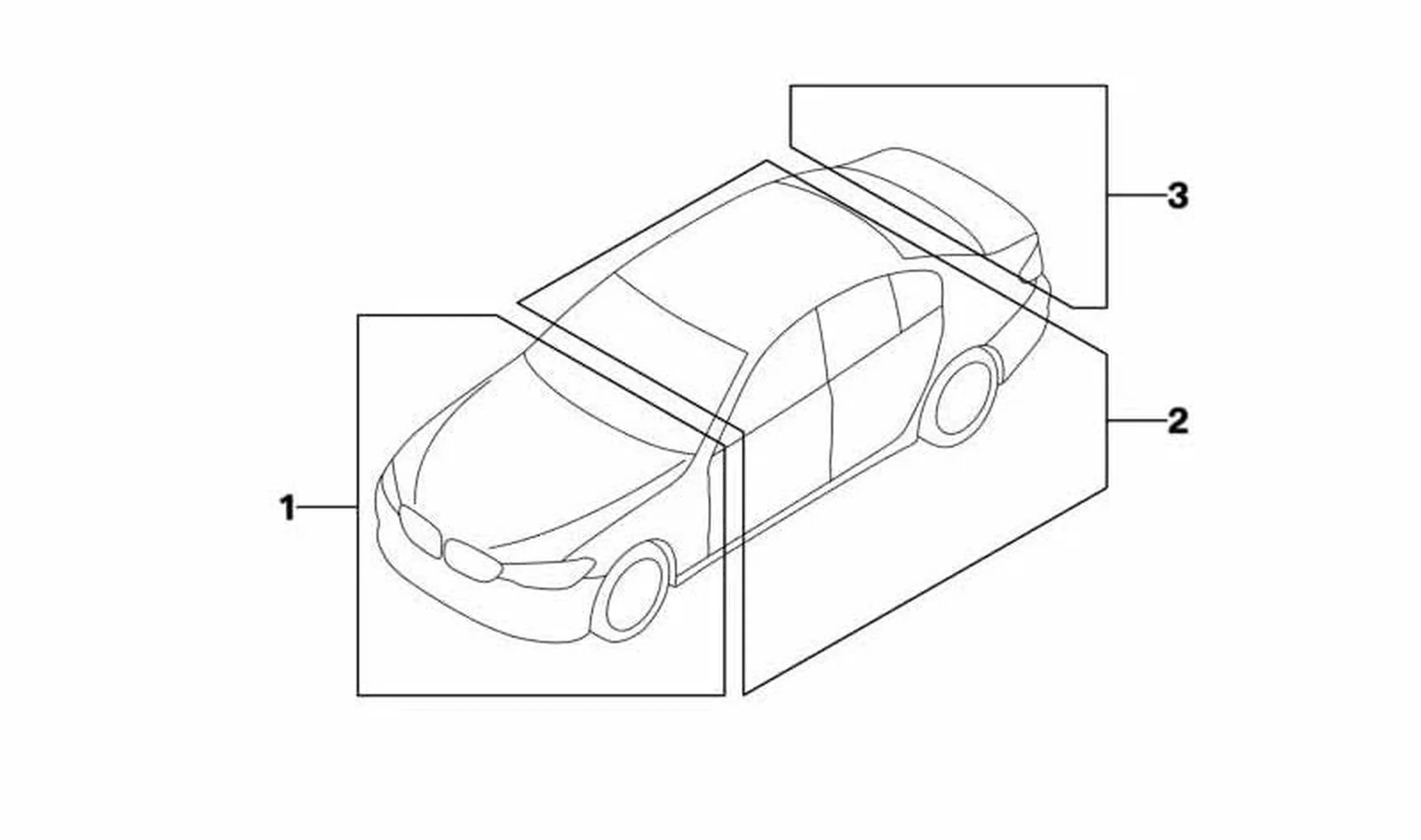 Rótulo de agente frigorífico OEM 71236832297 para MINI F54, F55, F56, F57, F60... y más. Original MINI.