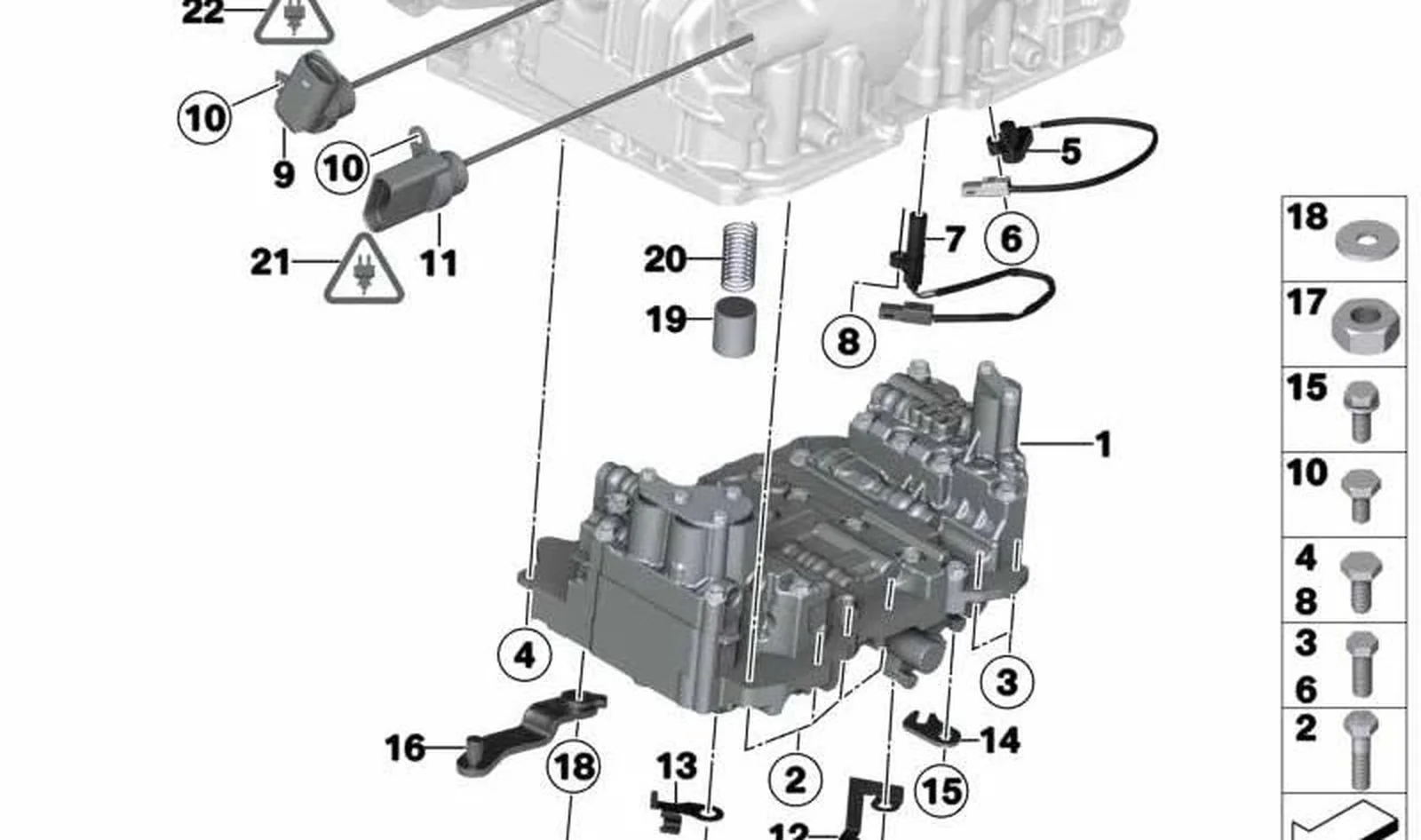 Sensor de número de revoluciones OEM 24157551108 para MINI R53, R56, Clubman R55, Cabrio R52, R57, Coupé R58, Roadster R59, Countryman R60, Paceman R61... y más. Original MINI.