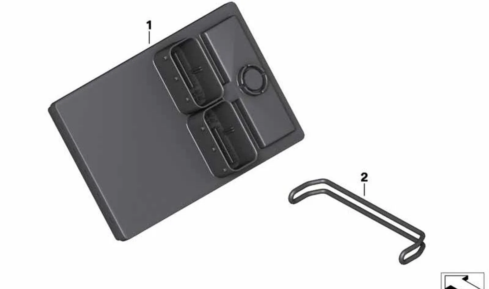 Sistema electrónico central del chasis OEM 61358394897 para motos BMW K1300 S, K1300 R, K1300 GT, R1200 RT. Original BMW Motorrad.