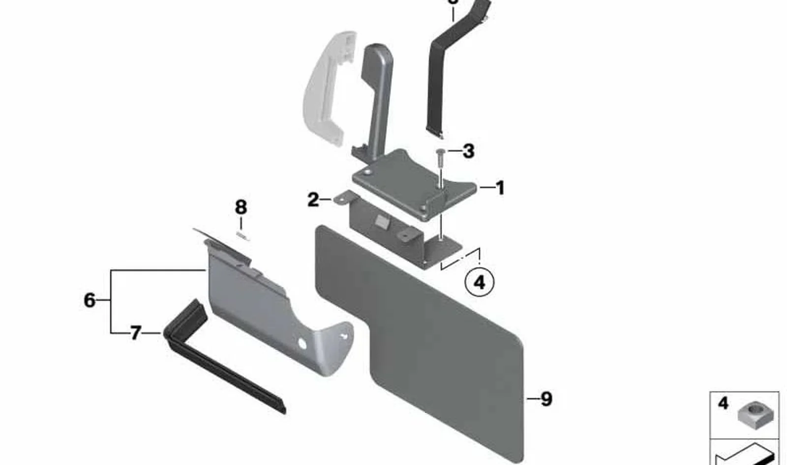 Soporte de baterÃa OEM 13712343567 para motos BMW F 650 GS, F 650 GS Dakar, G 650 GS, G 650 GS Sertão. Original BMW Motorrad.