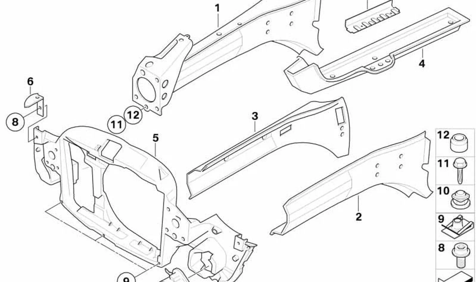 Soporte del motor delantero izquierdo OEM 41117138621 para MINI R50, R53, Cabrio R52. Original MINI.