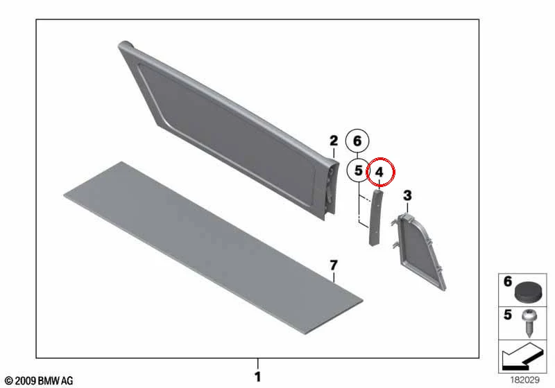Soporte exterior derecho OEM 54347200806 para BMW Z4 E89 (2009-2016). Original BMW. - Image 4