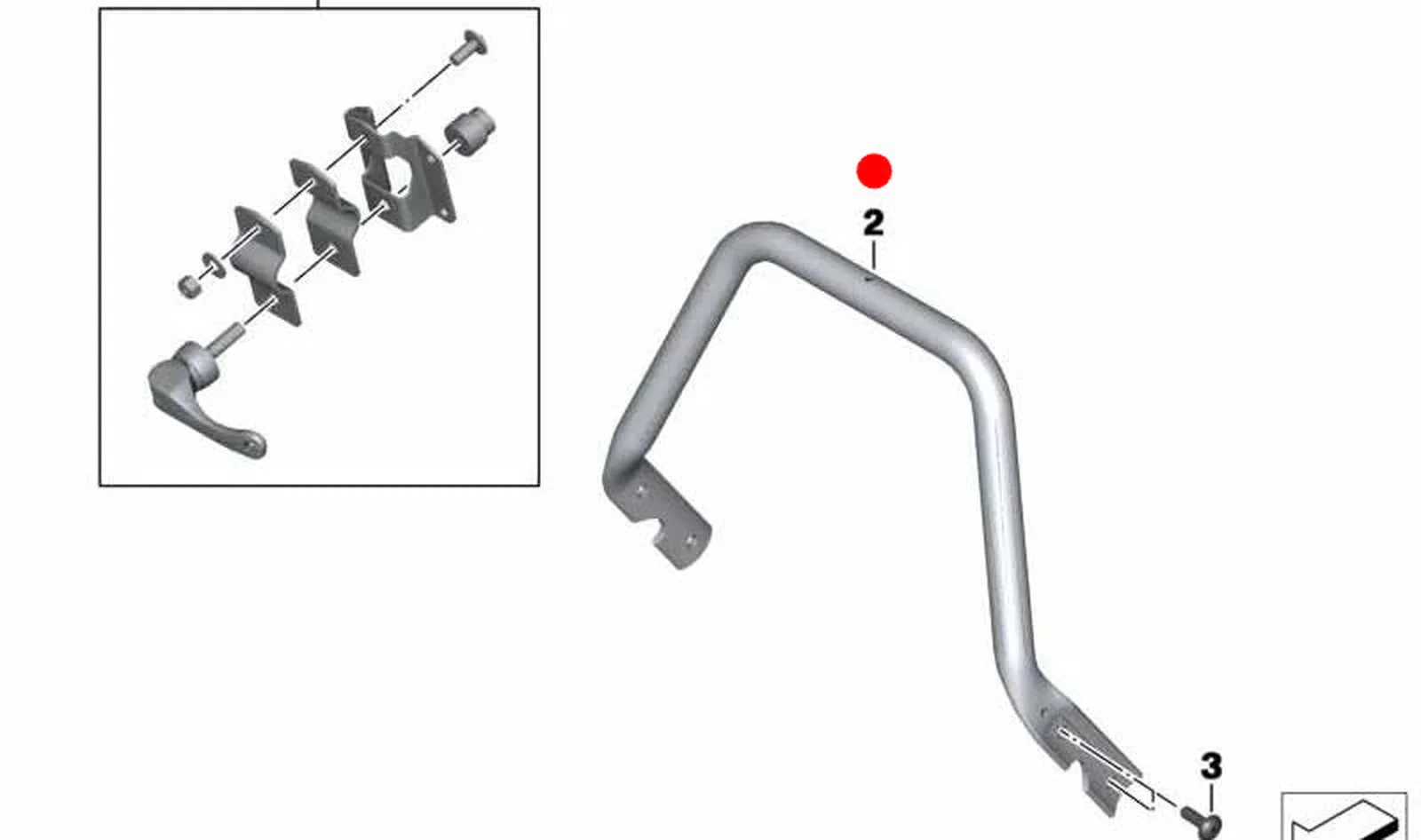 Soporte navegador OEM 71607707369 para motos BMW R 1200 GS K25 (2006-2012). Original BMW Motorrad.