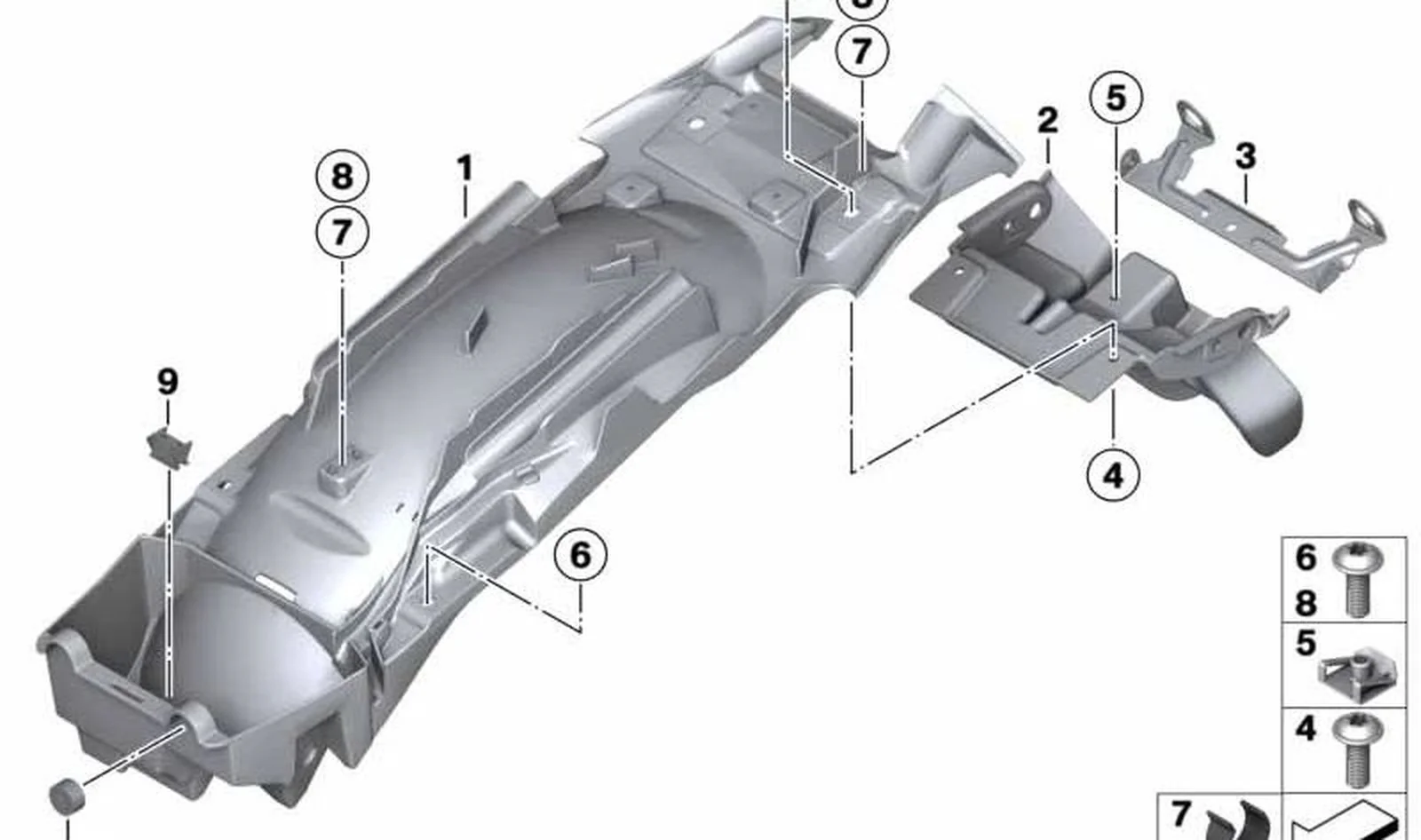 Soporte para enchufe de diagnosis OEM 61137676283 para motos BMW R1200GS, R1250GS, R1200RT, R1250RT... y más. Original BMW Motorrad.