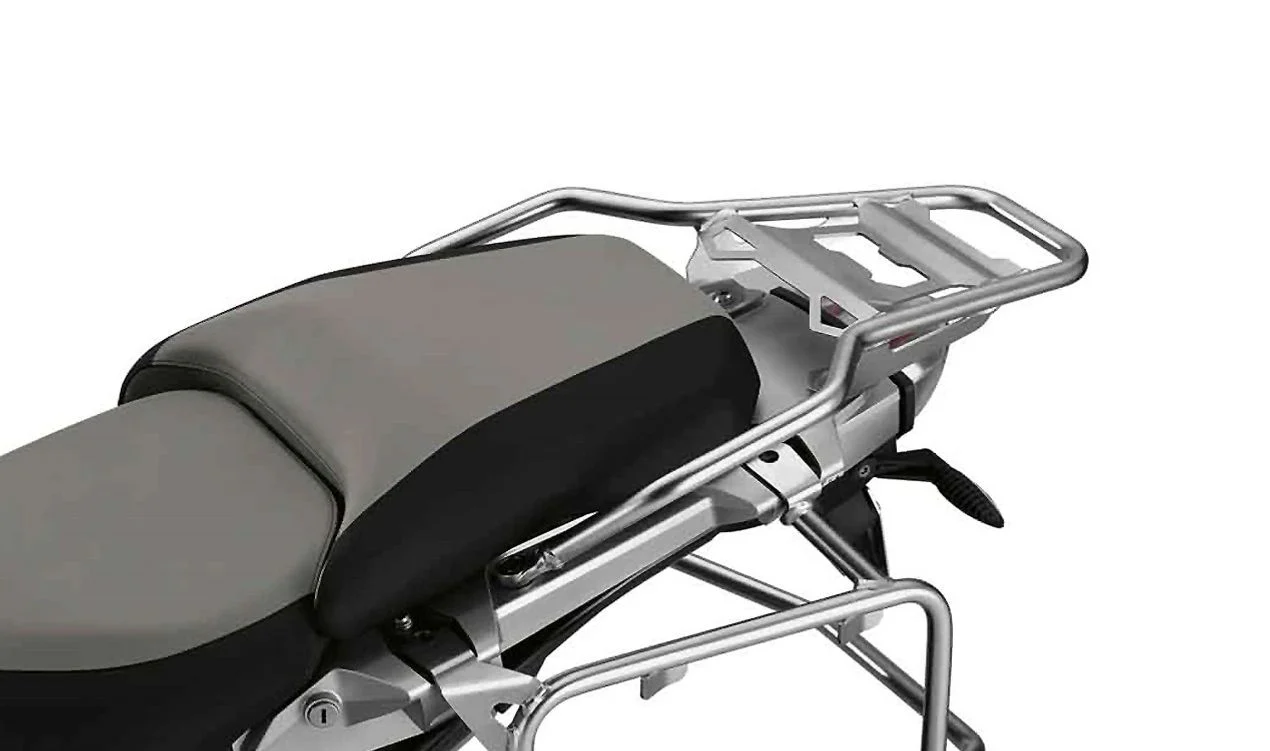 Soporte para maletero trasero OEM 46548522360 para motos BMW R 1200 GS, R 1250 GS, R 1200 GS Adventure, R 1250 GS Adventure. Original BMW Motorrad.