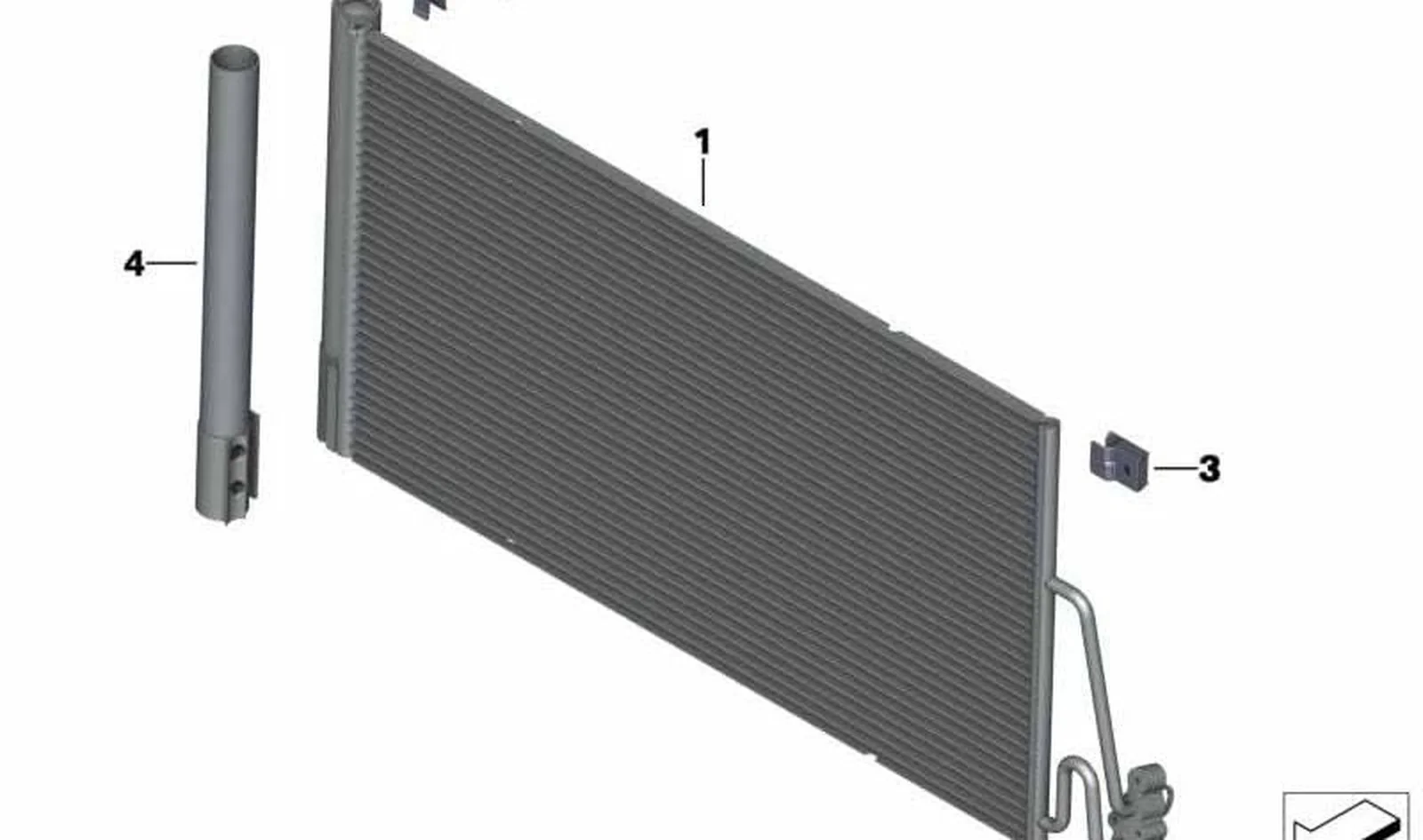 Soporte radiador de agua OEM 17112751341 para MINI R56, R55, R57, R58, R59, R60, R61... y más. Original MINI. - Image 2