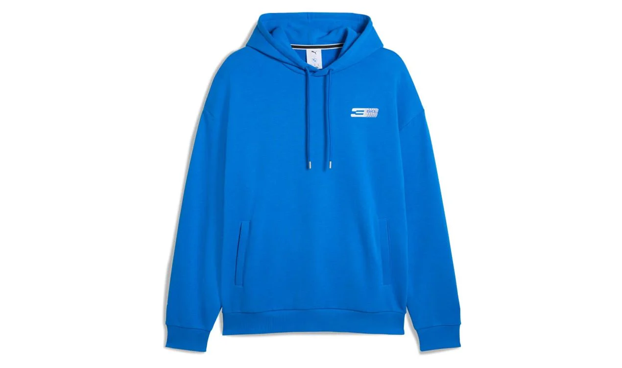 Sudadera con capucha azul 50 Aniversario OEM 80435A674F para BMW. Válido para BMW. Original BMW.